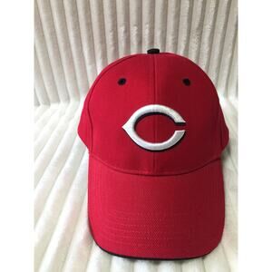 Cincinnati's T.E.I. Reds "C" Adjustable Slap back Baseball Cap Hat Red (MAC68)